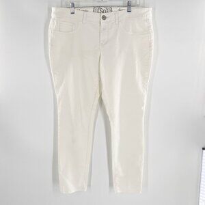 Juniors' SO Authentic American Heritage High Rise Jeggings White Size 17